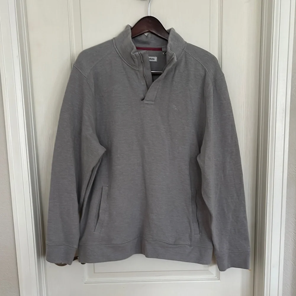 Men's Tommy Bahama Gray Pullover Sweater